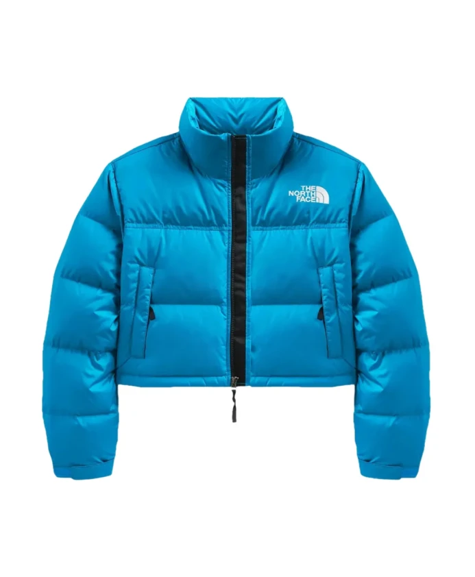 

Короткая пуховая куртка Nuptse The North Face, синий