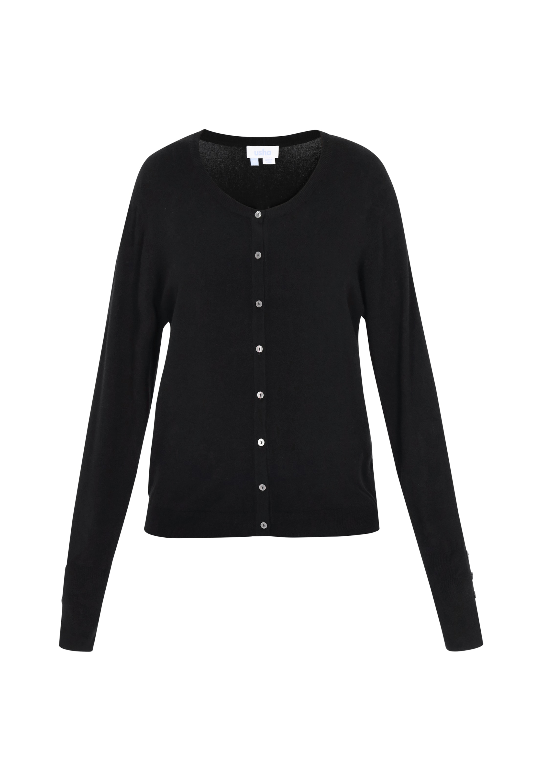 

Usha BLUE LABEL Вязаный кардиган в черном цвете