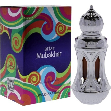 Парфюмерное масло Attar Mubakhar 20 мл. Выразительный бальзамик со знойным сандалом, табаком, ванилью и агаровым деревом. Безалкогольный натуральный веганский одеколон для мужчин и женщин от Oud Wood Artisan Swiss Arabian. — фото 3