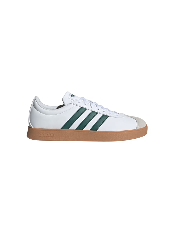 Adidas Низкие кроссовки VL Court Base белого цвета — фото 3