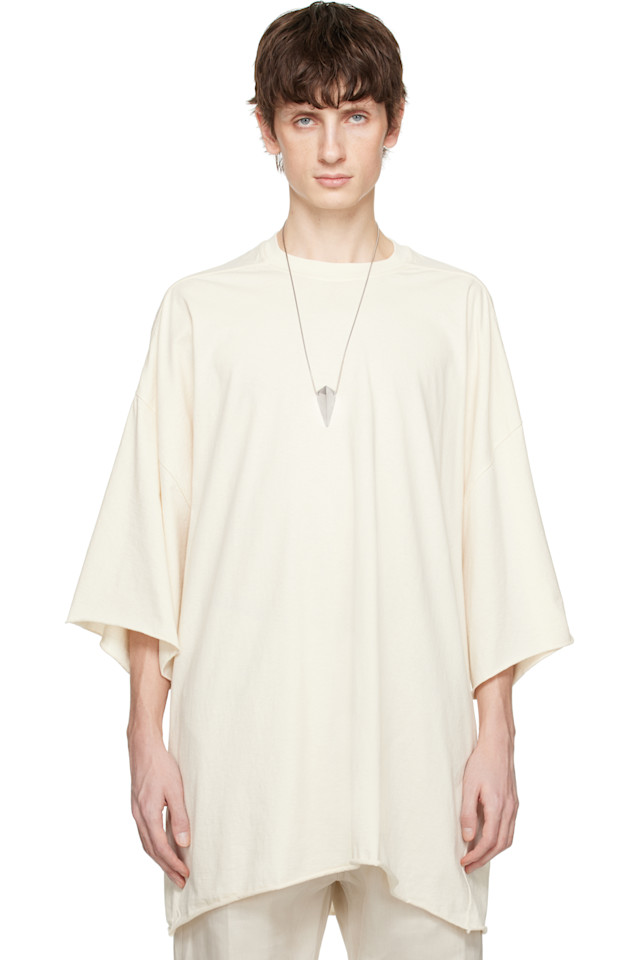 

Футболка Hollywood Tommy Rick Owens, цвет natural