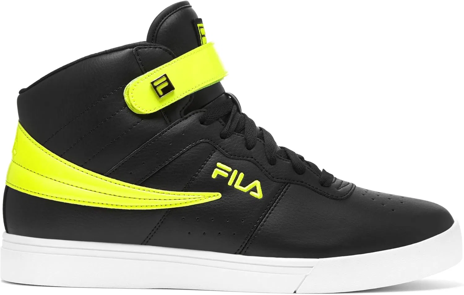 Мужские кроссовки Fila Vulc 13 Patent Flag, Black Sfty White