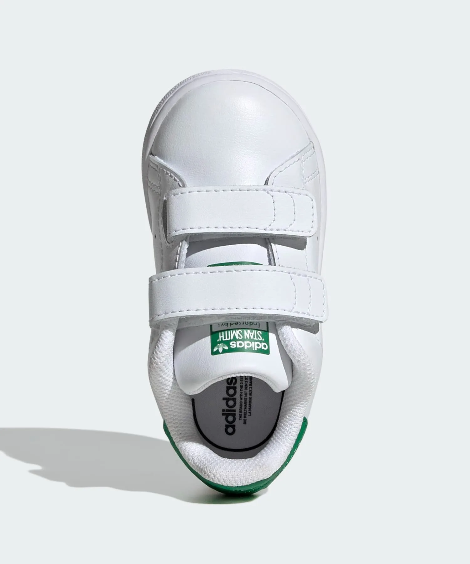 Кроссовки для детей Stan Smith Comfort Closure adidas Originals белые — фото 2