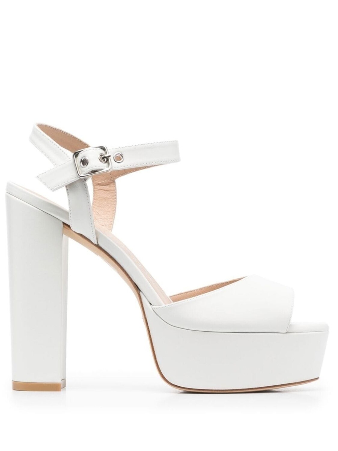 

Stuart Weitzman босоножки на платформе, белый