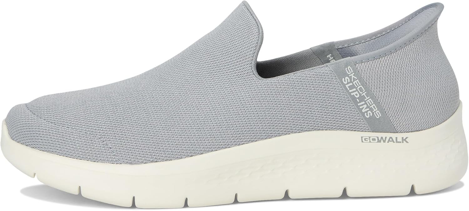 Мужские кроссовки Skechers Go Walk Flex без застежек, серый — фото 4
