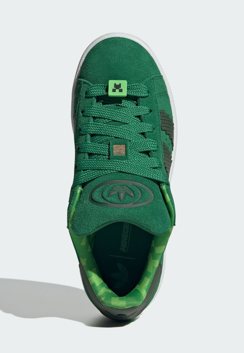 Кроссовки CAMPUS 00S MINECRAFT Adidas Originals, зеленый — фото 3
