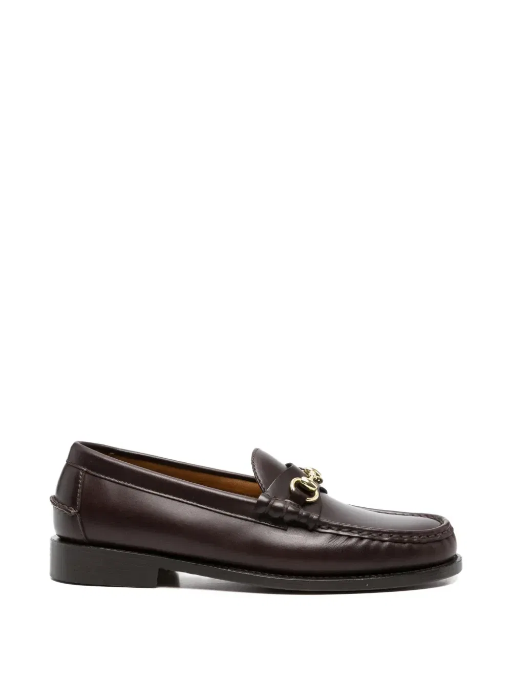 Кожаные лоферы с деталями Horsebit Sebago, коричневый