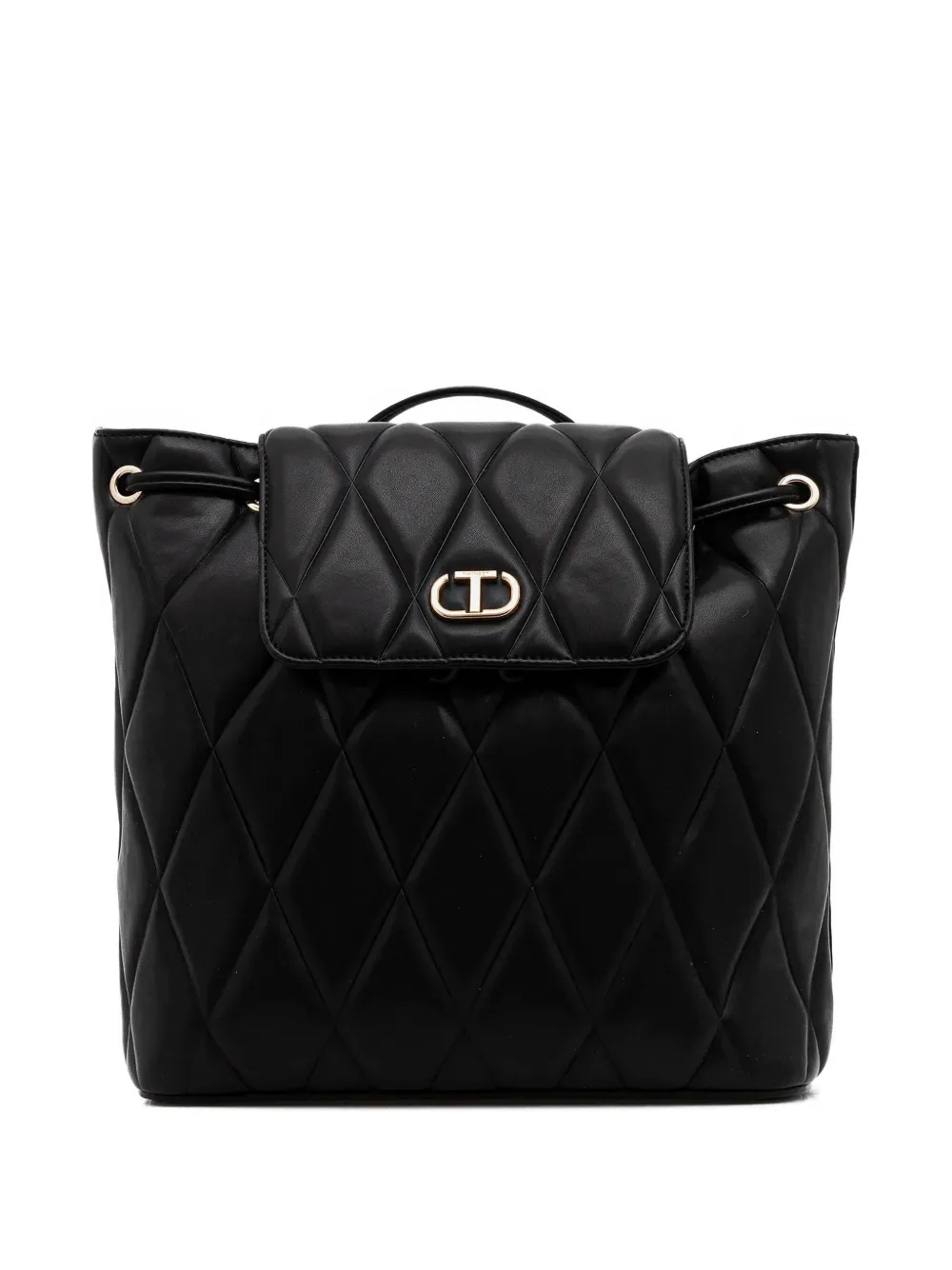 

Рюкзак с логотипом Twinset, черный