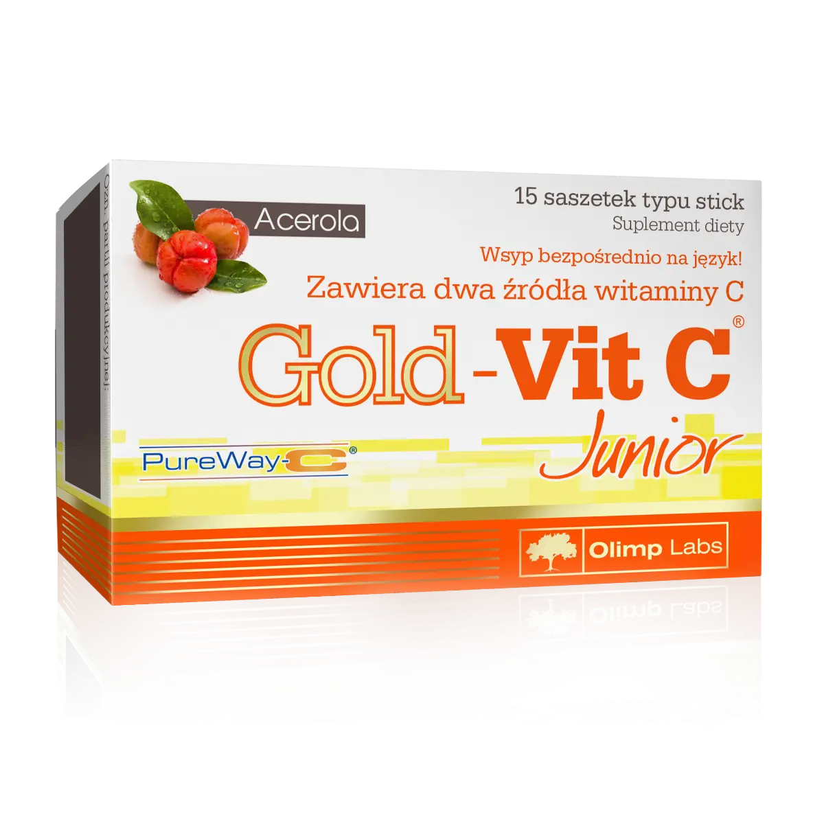 

Витамин С для детей Olimp Gold-Vit C Junior Proszek, 15 шт