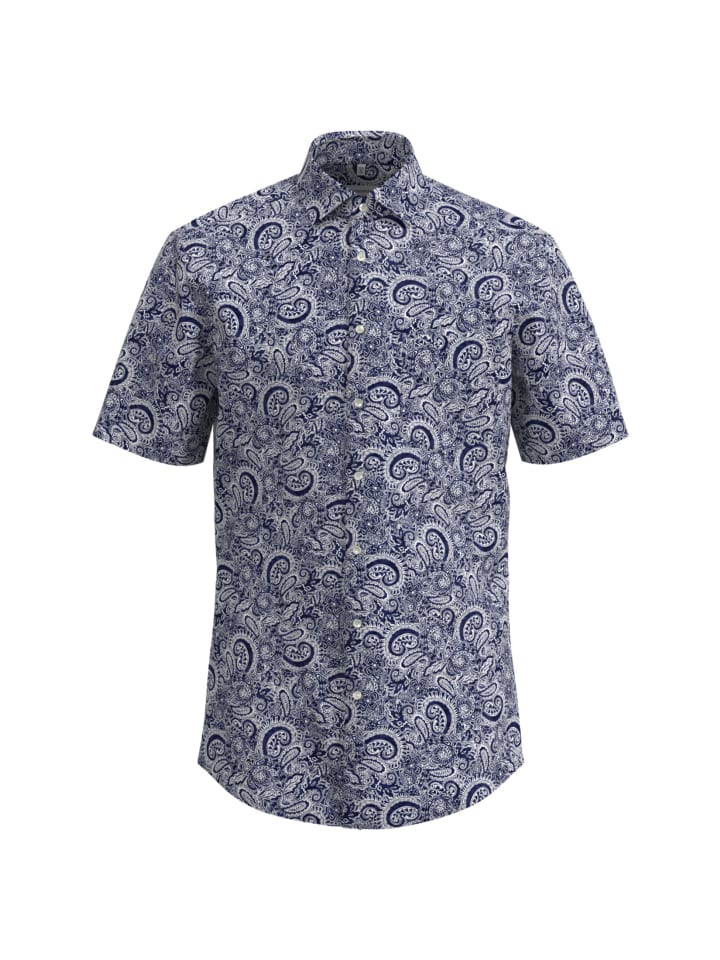 

Деловая рубашка, стандартного размера, темно-синего цвета Seidensticker