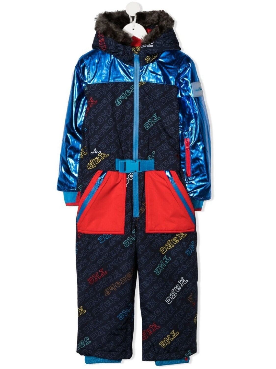 

Marc Jacobs Kids дутый комбинезон, синий