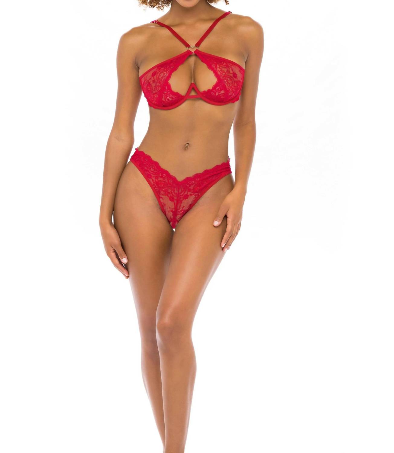 

Бюстгальтер Bella из 2 предметов в красном цвете Oh La La Cheri