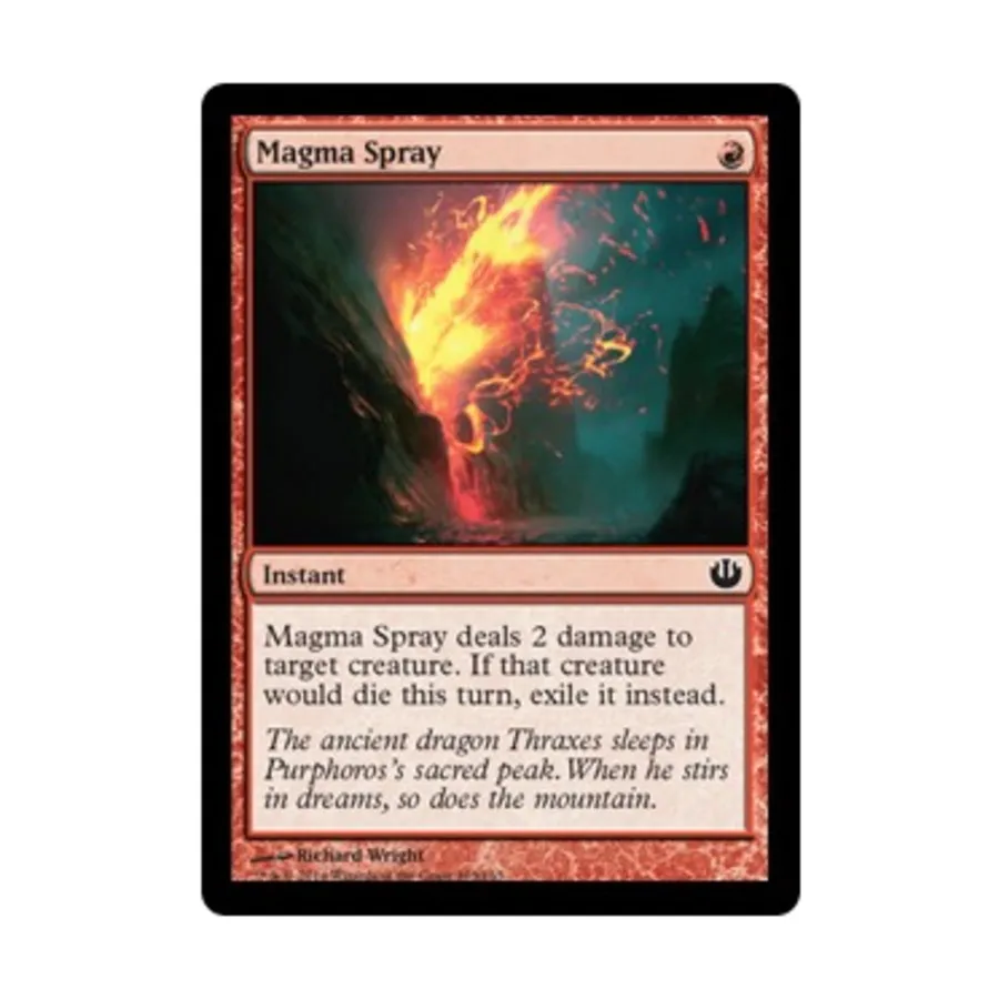 

CCG Магмовый спрей (С), MTG - Journey into Nyx