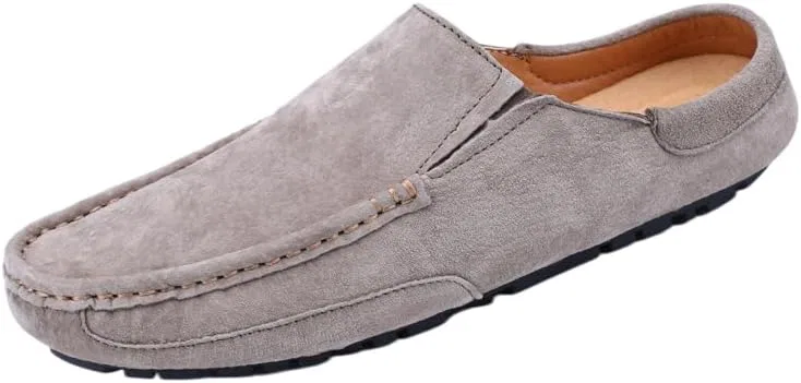 Мокасины замшевые мужские, Loafers & Slip-Ons, Khaki NIUGQXPX