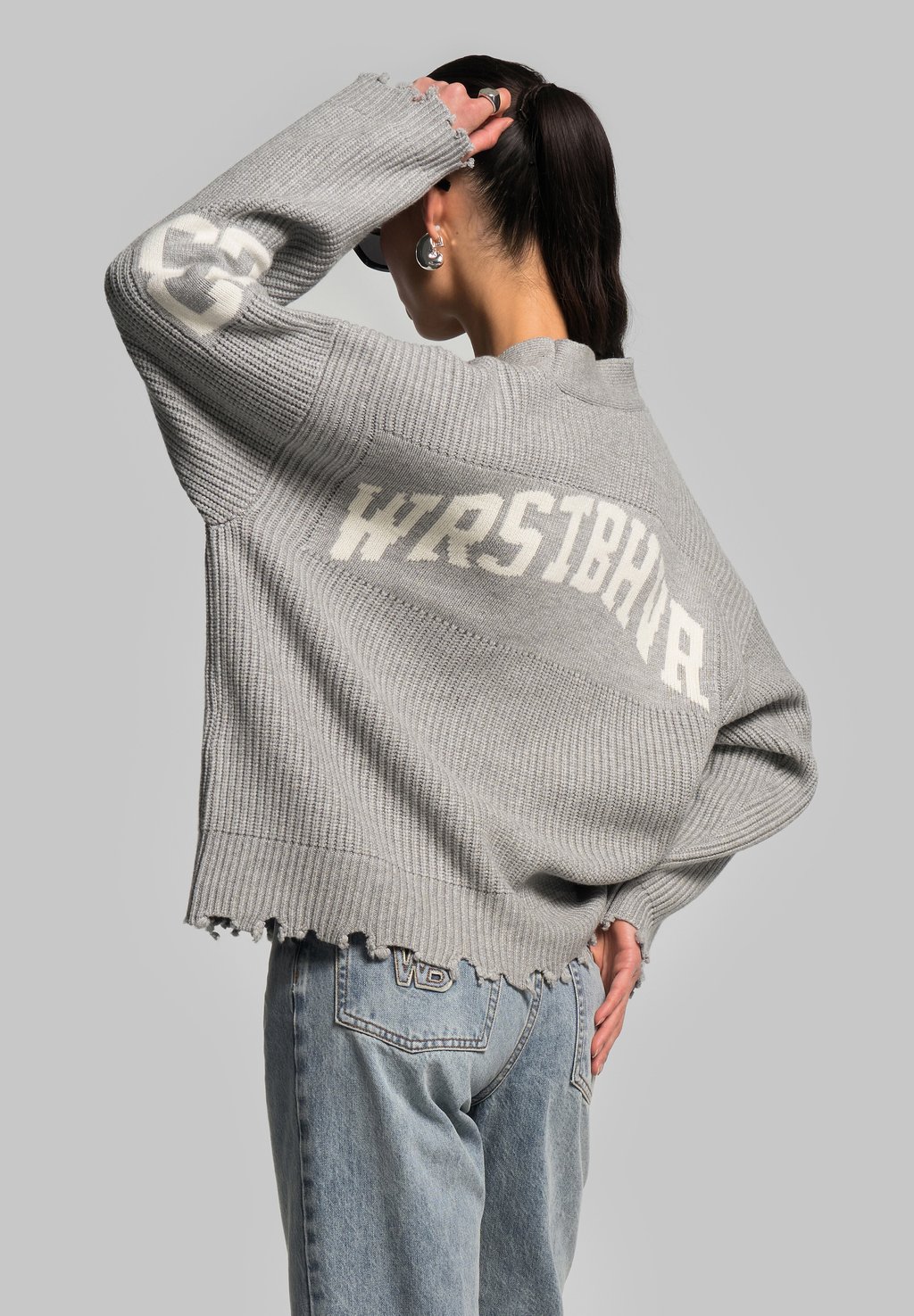 

Кардиган TOVE CARDIGAN WRSTBHVR, серый