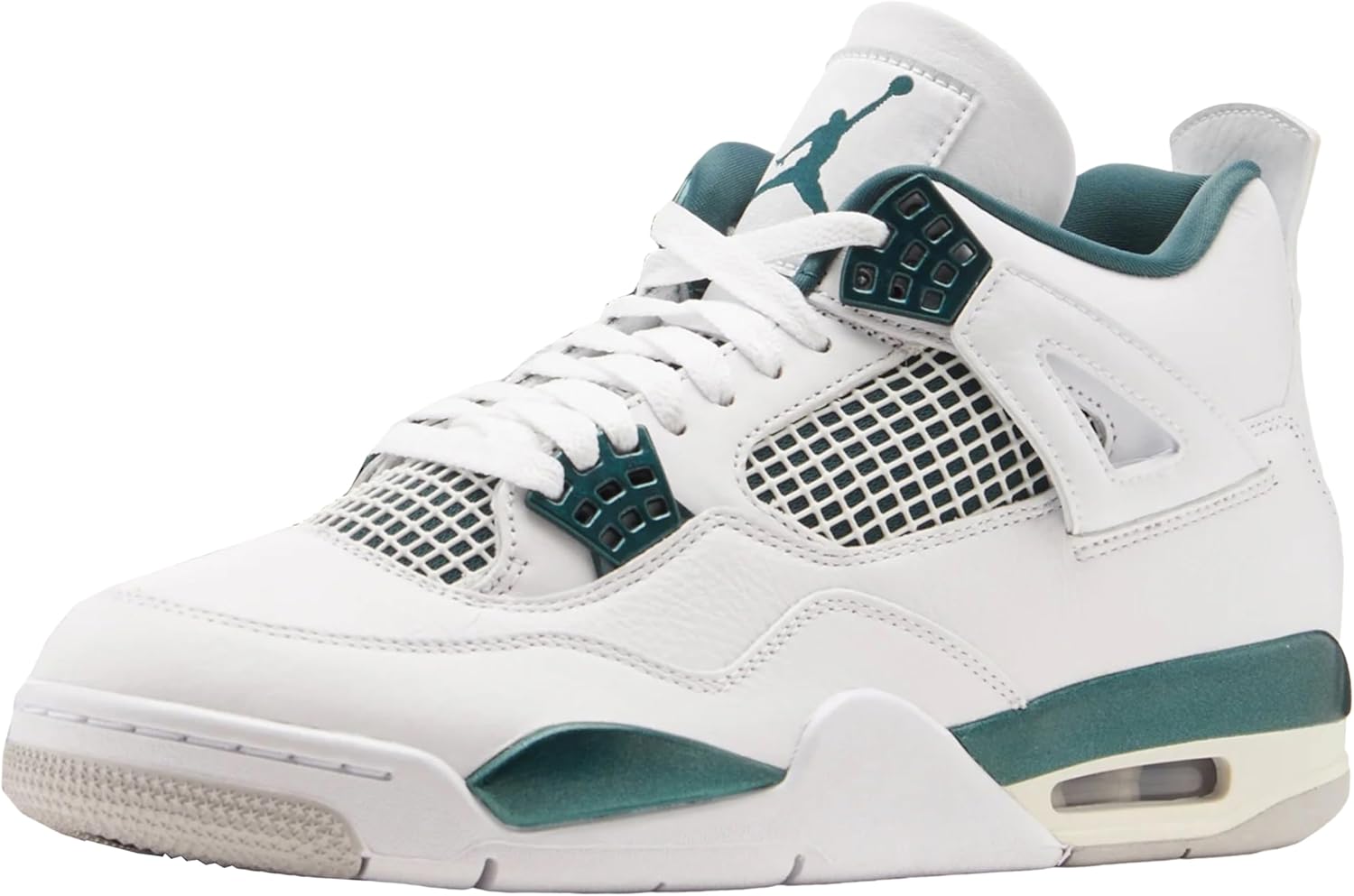 

Мужские кроссовки Nike Air Jordan 4 Retro, размер, White/White/Neutral Grey/Oxidized Green