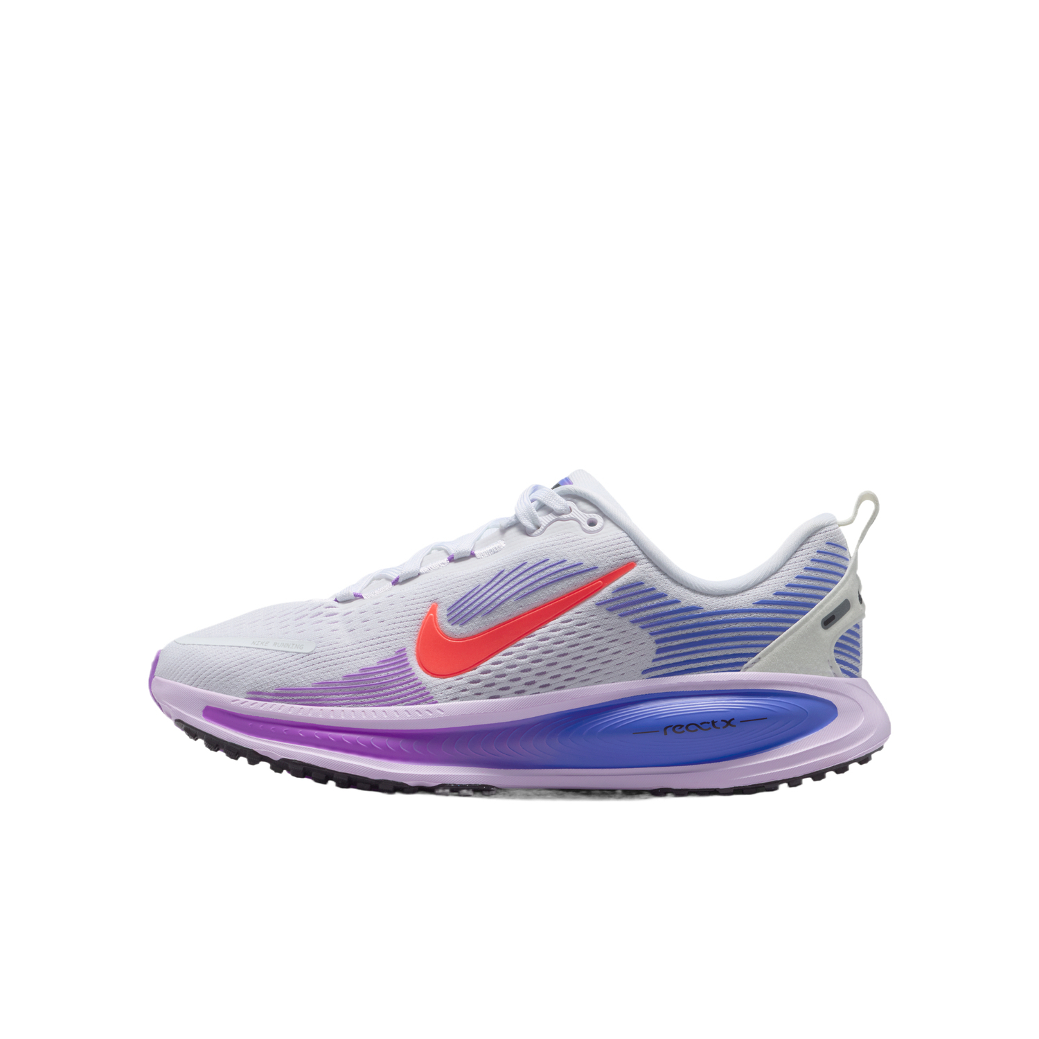 

Дышащие низкие кроссовки для бега Kids' Nike, белый/фиолетовый/sapphire синий/lava