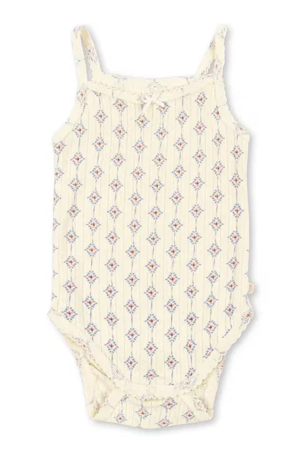 Боди без рукавов Minnie Strap Body Konges Sløjd, бежевый