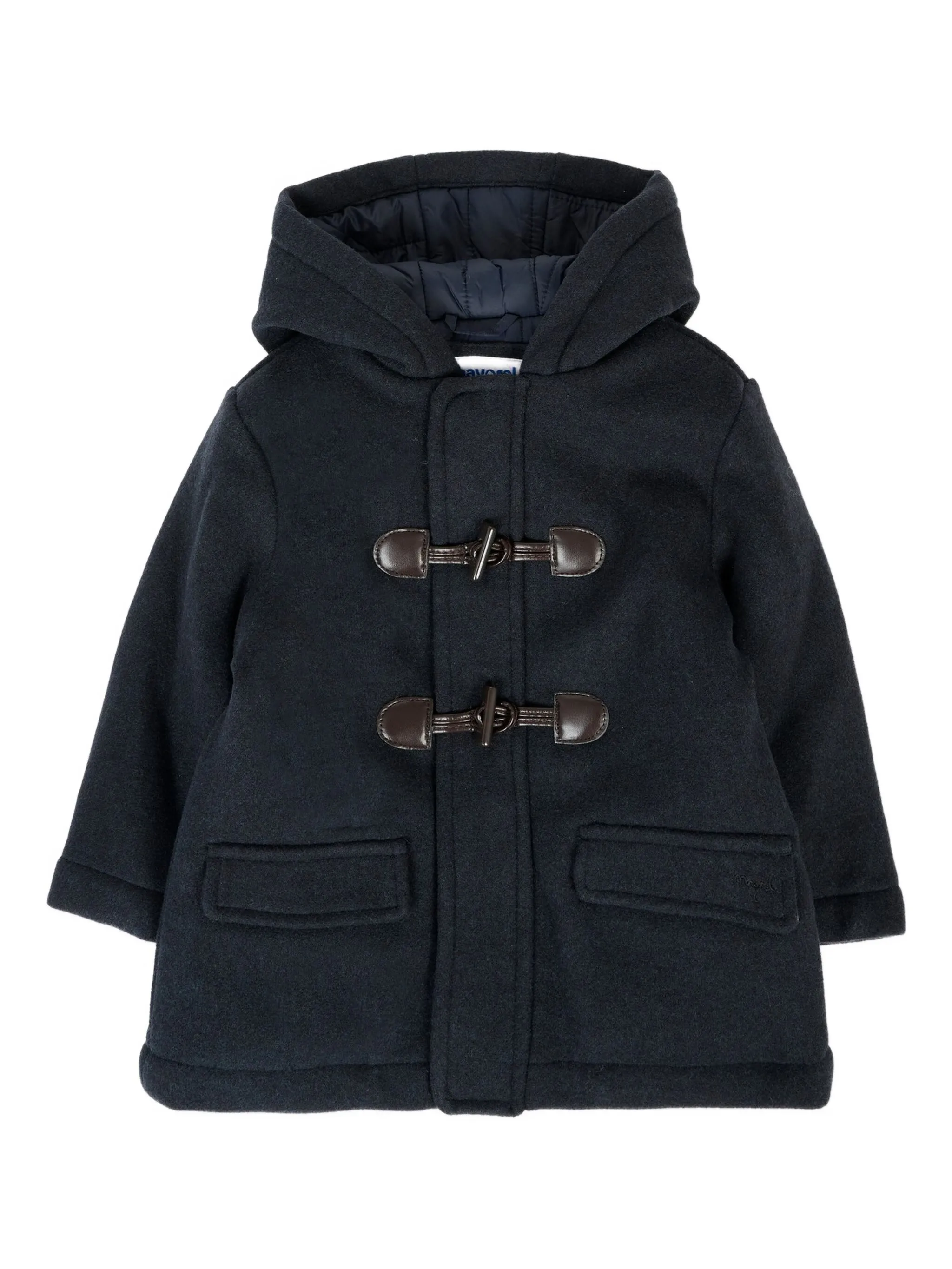 

Пальто с капюшоном и застежкой тогл Mayoral, синий