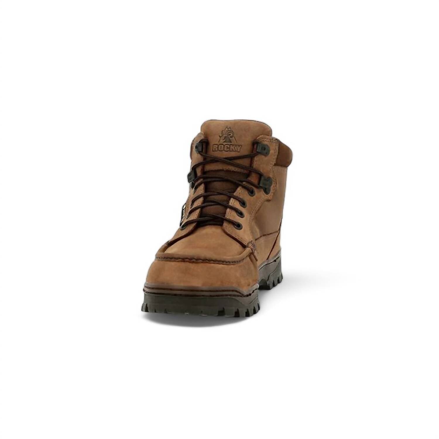 Мужские водонепроницаемые рабочие ботинки Outback Gore-Tex со стальным носком, коричневый — фото 4