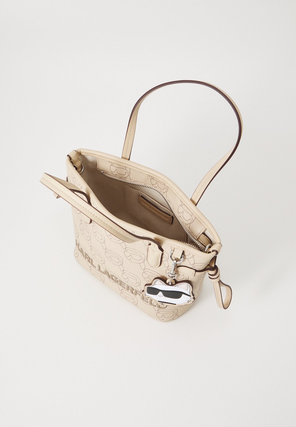 

Сумка IKON MONO TOTE KARL LAGERFELD, бежевый