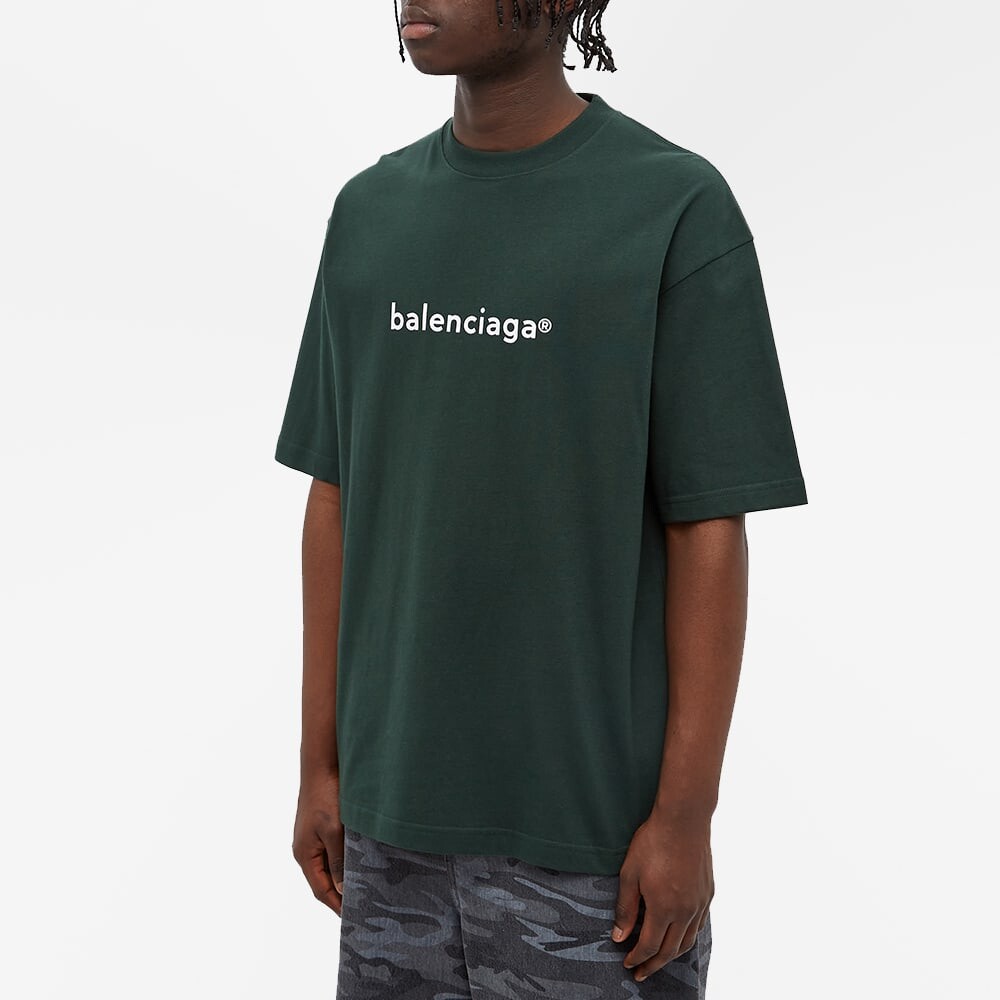 Футболка мужская Balenciaga, зеленый — фото 2