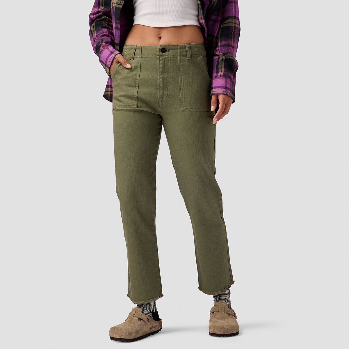 

Ремешковые брюки с растяжкой Backcountry, цвет kalamata