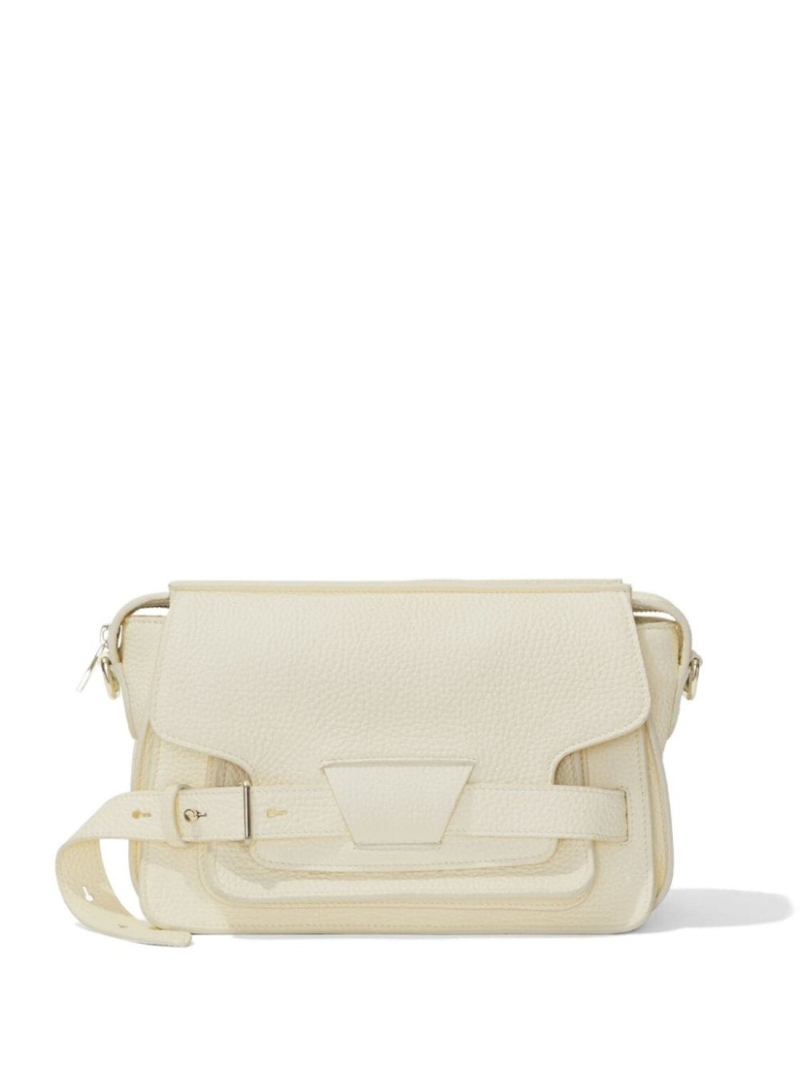 

Proenza Schouler Beacon Saddle Bag, нейтральный цвет