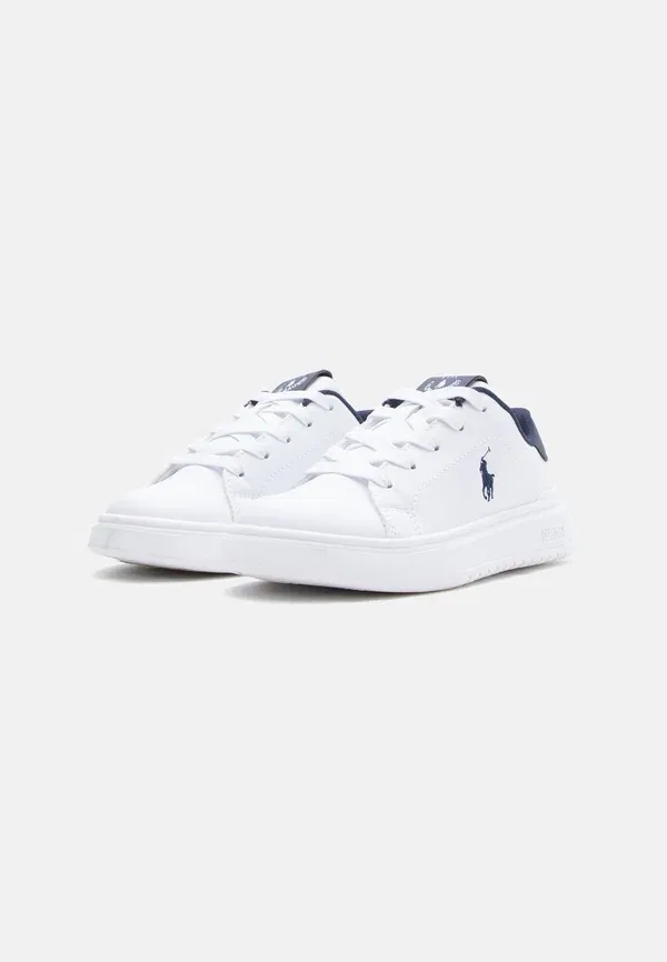 Кроссовки Heritage court super trainers Polo Ralph Lauren, белый/темно-синий — фото 2