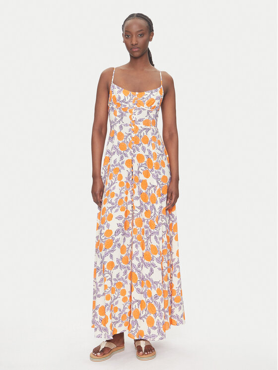 

Летнее платье стандартный крой Western Orange Flower Sia PT2748CLD001 Maaji, оранжевый