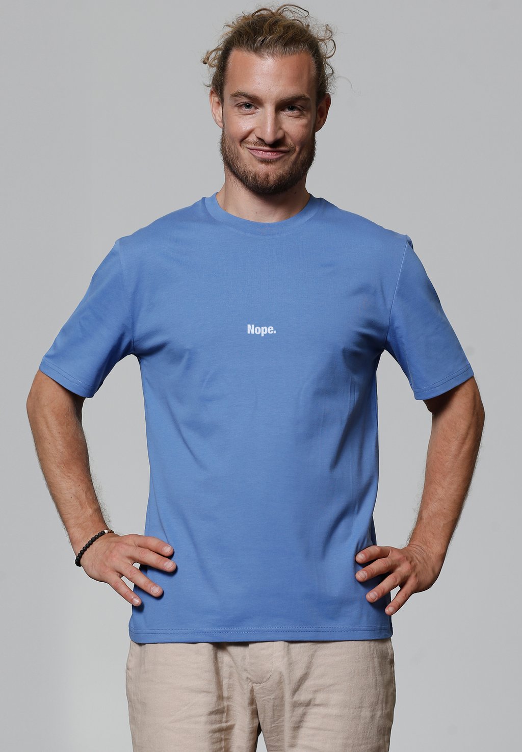 

Базовая футболка NOPE watapparel, светло-голубой