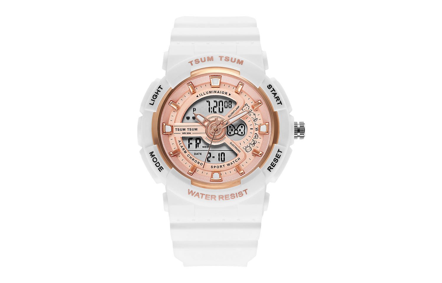 

Disney Часы Electronic Movement Silicone Strap Watch Unisex Gray Dial