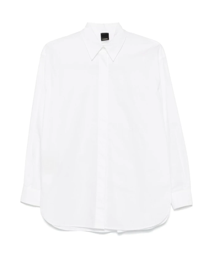 

Белая блузка на пуговицах со складками. Pinko, белый