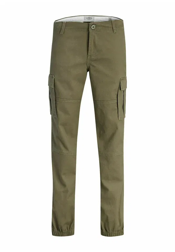 Штаны карго regular fit Jj Rebel, оливковая ночь — фото 2