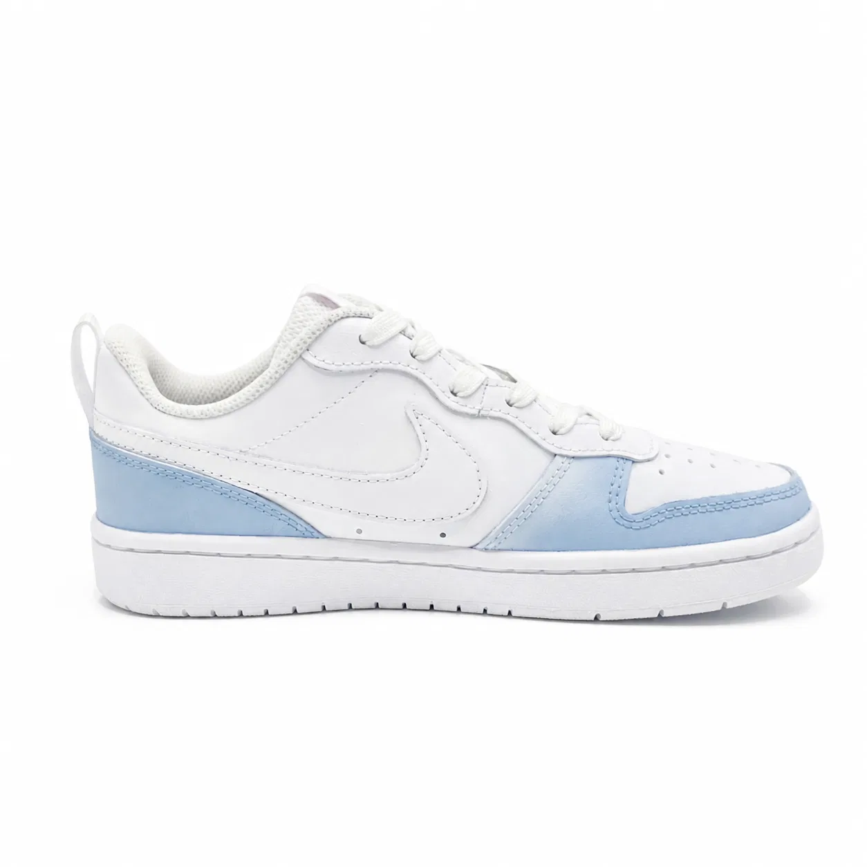 Кроссовки кеды Nike Court Borough Maris Starlight Leather Sky Blue для подростков — фото 3