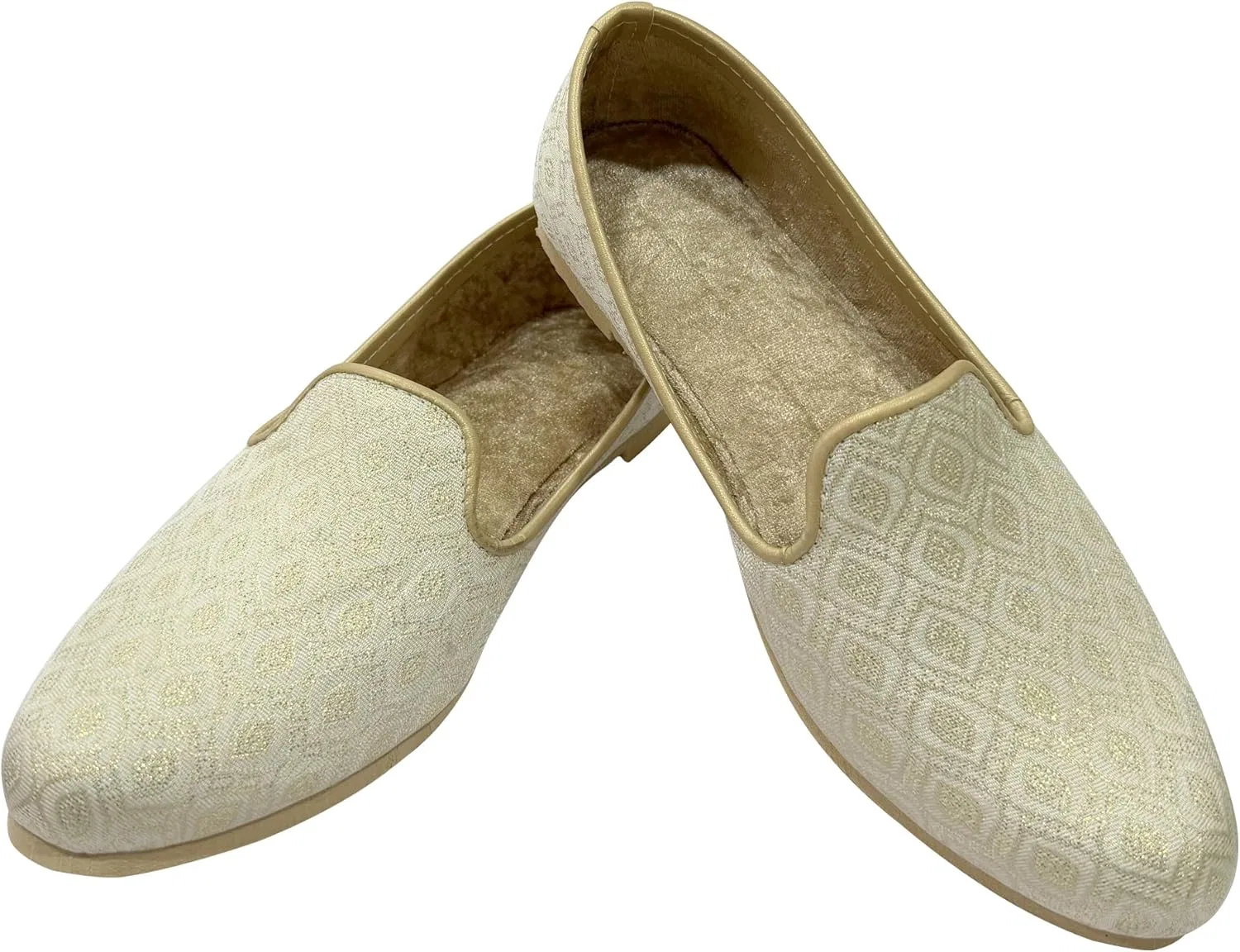 Сандалии мужские традиционные индийские, светло-золотой Shoe Bazar — фото 3