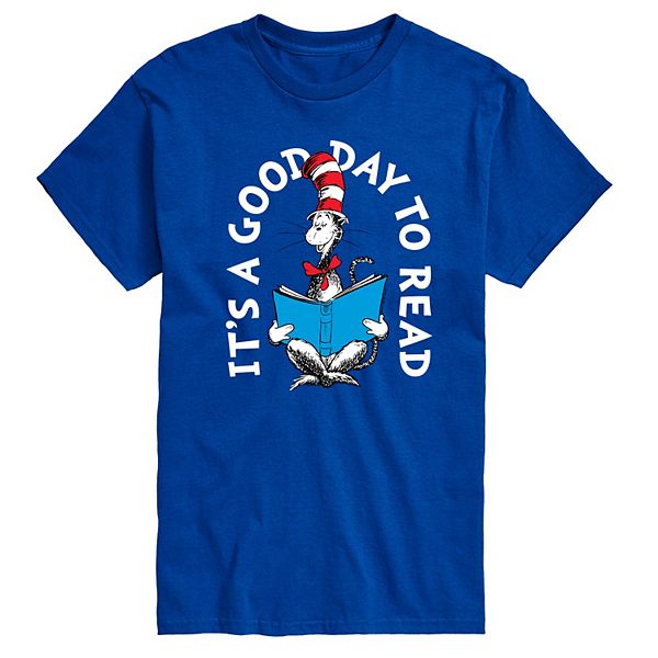 

Футболка Big & Tall Dr Seuss The Cat in the Hat It's a Good Day to Read Licensed Character