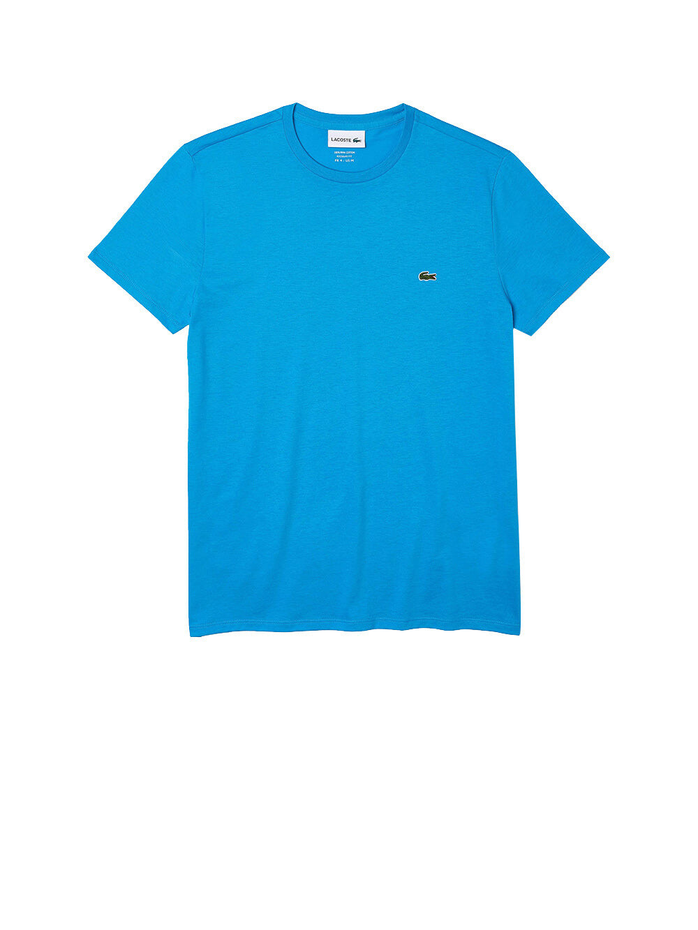 

Голубая футболка с логотипом спереди Lacoste
