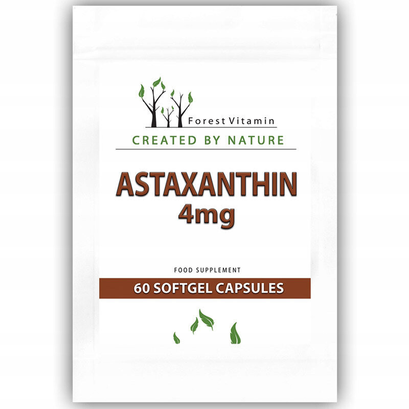 

Биологически активная добавка Лесной витамин Астаксантин 4 мг 60 капсул Forest Vitamin
