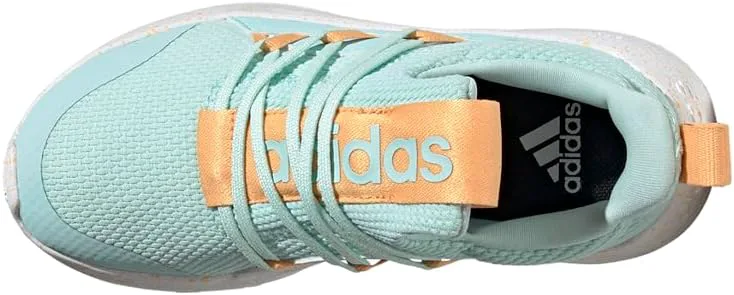 Кроссовки для мальчиков Adidas Lite Racer Adapt 5.0 без шнурков, оранжевый/зеленый — фото 4