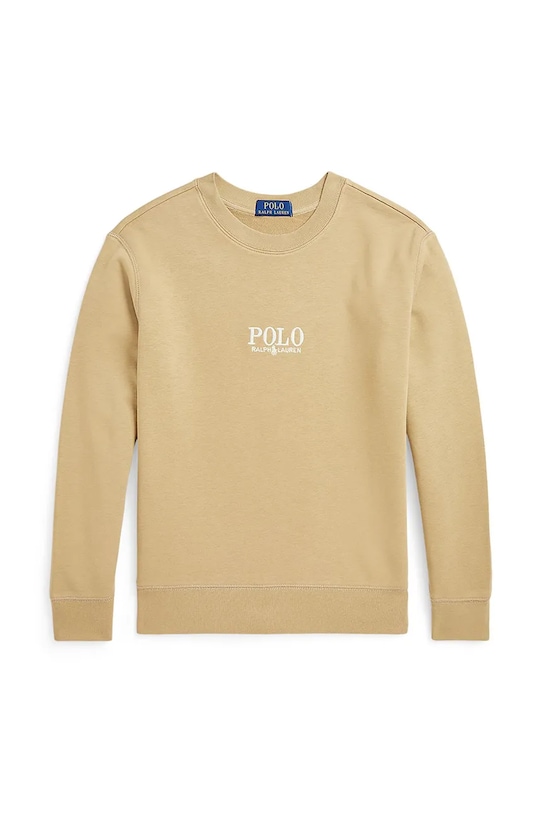 

Детская хлопковая толстовка Polo Ralph Lauren, бежевый