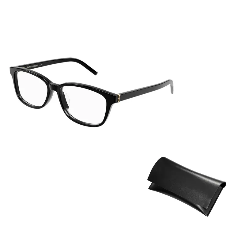 

SAINT LAURENT Пластиковая оправа квадратной формы для очков женская черная, Black