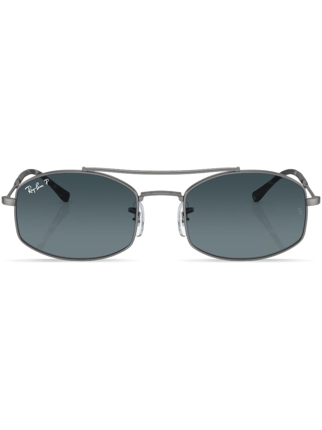 

Ray-Ban oval-frame sunglasses, серый