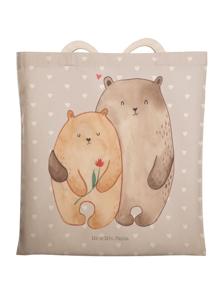 

Шоппер Mr. & Mrs. Panda, серый пастельный
