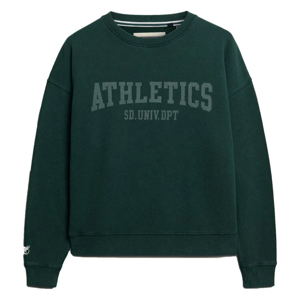 

Толстовка Superdry Athletic Ess Relaxed Fit, зеленый