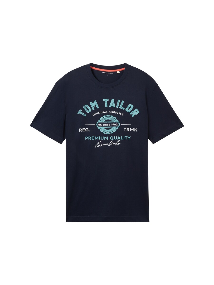 

Рубашка TOM TAILOR, цвет Royal blue/Dark blue