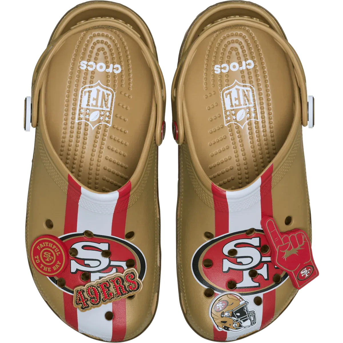 Классические сабо NFL San Francisco 49ers Crocs, Multi