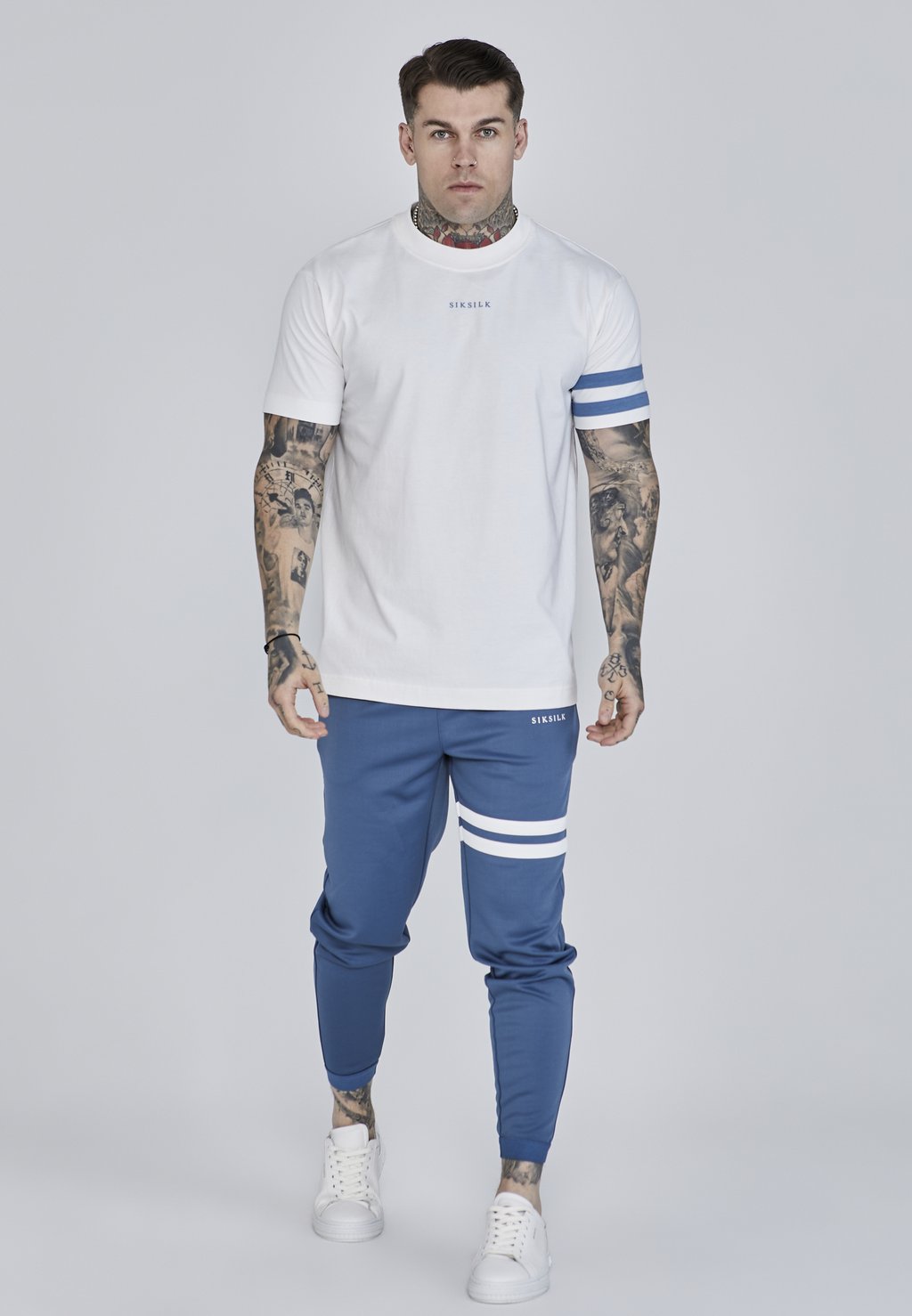 

Футболка с принтом SIKSILK, белый