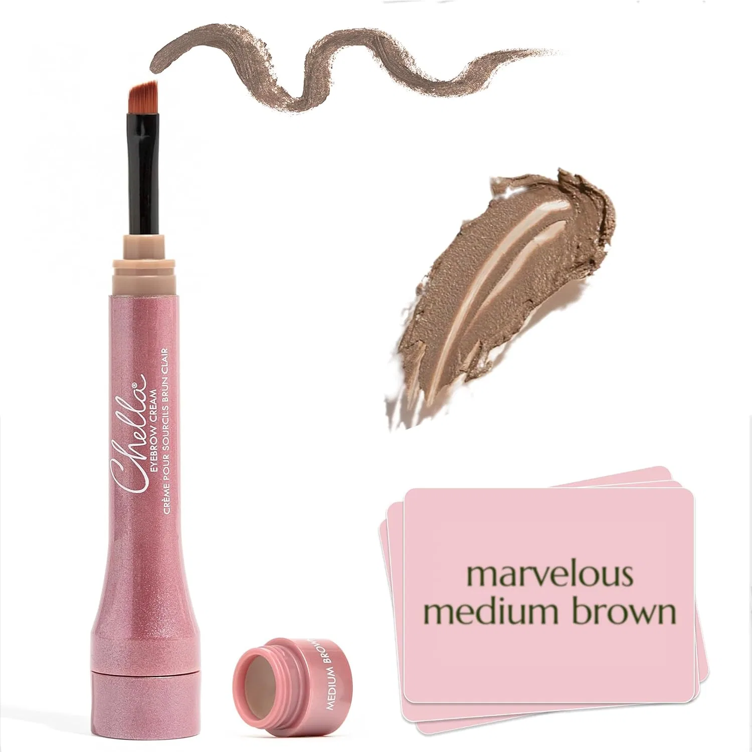 Крем для бровей Chella Medium Brown 1.5g