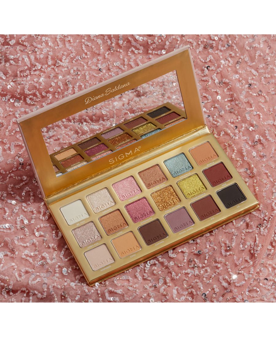 Палетка теней для век Дианы Салданы X Sigma Beauty, мультколор — фото 4